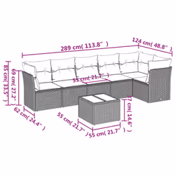 VidaXL 3217673 ensemble de meubles de jardin