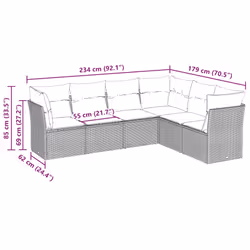 VidaXL 3217692 ensemble de meubles de jardin - Vue supplémentaire 6