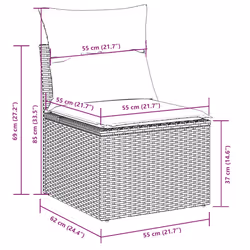 VidaXL 3217712 ensemble de meubles de jardin - Vue supplémentaire 8