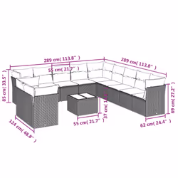 VidaXL 3217886 ensemble de meubles de jardin - Vue supplémentaire 7