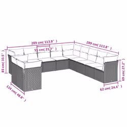 VidaXL 3217893 ensemble de meubles de jardin - Vue supplémentaire 6
