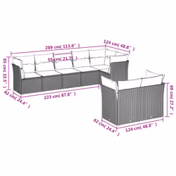 VidaXL 3217922 ensemble de meubles de jardin