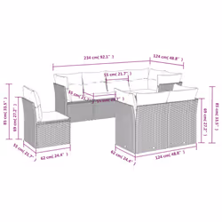 VidaXL 3217925 ensemble de meubles de jardin