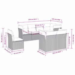 VidaXL 3217932 ensemble de meubles de jardin