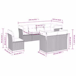 VidaXL 3217936 ensemble de meubles de jardin