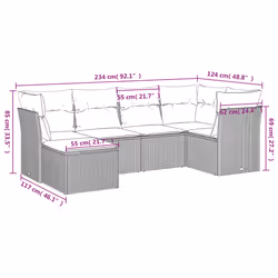 VidaXL 3217959 ensemble de meubles de jardin