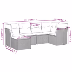 VidaXL 3217960 ensemble de meubles de jardin