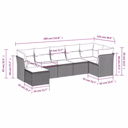 VidaXL 3217972 ensemble de meubles de jardin
