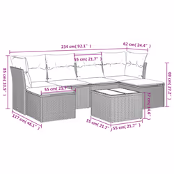 VidaXL 3218012 ensemble de meubles de jardin