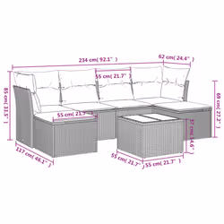 VidaXL 3218018 ensemble de meubles de jardin