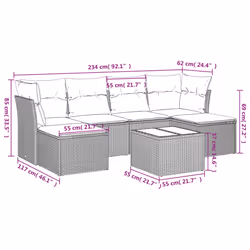 VidaXL 3218020 ensemble de meubles de jardin