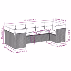 VidaXL 3218115 ensemble de meubles de jardin