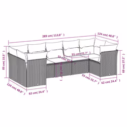 VidaXL 3218118 ensemble de meubles de jardin