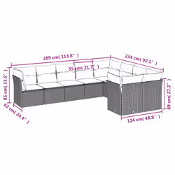 VidaXL 3218180 ensemble de meubles de jardin