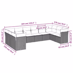VidaXL 3218203 ensemble de meubles de jardin - Vue supplémentaire 6
