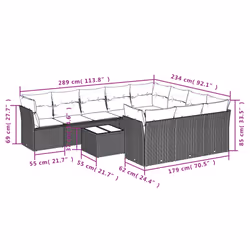 VidaXL 3218216 ensemble de meubles de jardin - Vue supplémentaire 7