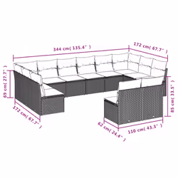VidaXL 3218266 ensemble de meubles de jardin - Vue supplémentaire 3