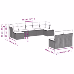 VidaXL 3218280 ensemble de meubles de jardin