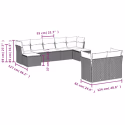 VidaXL 3218306 ensemble de meubles de jardin - Vue supplémentaire 7