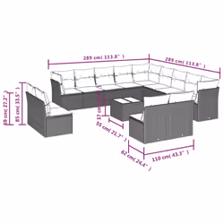 VidaXL 3218485 ensemble de meubles de jardin - Vue supplémentaire 7