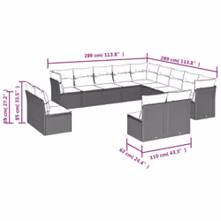 VidaXL 3218486 ensemble de meubles de jardin - Vue supplémentaire 6