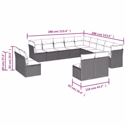 VidaXL 3218490 ensemble de meubles de jardin - Vue supplémentaire 6