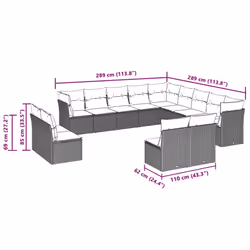 VidaXL 3218492 ensemble de meubles de jardin - Vue supplémentaire 6
