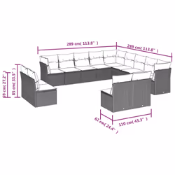 VidaXL 3218503 ensemble de meubles de jardin - Vue supplémentaire 6