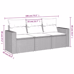 VidaXL 3218659 ensemble de meubles de jardin