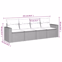 VidaXL 3218670 ensemble de meubles de jardin