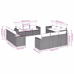 VidaXL 3218759 ensemble de meubles de jardin