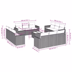 VidaXL 3218760 ensemble de meubles de jardin