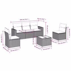 VidaXL 3218776 ensemble de meubles de jardin