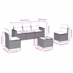 VidaXL 3218779 ensemble de meubles de jardin