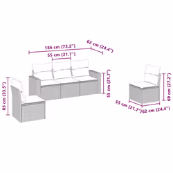 VidaXL 3218782 ensemble de meubles de jardin