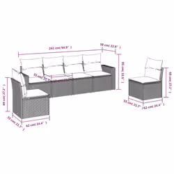 VidaXL 3218802 ensemble de meubles de jardin