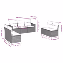 VidaXL 3218833 ensemble de meubles de jardin