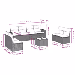 VidaXL 3218846 ensemble de meubles de jardin - Vue supplémentaire 7