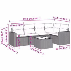 VidaXL 3218920 ensemble de meubles de jardin