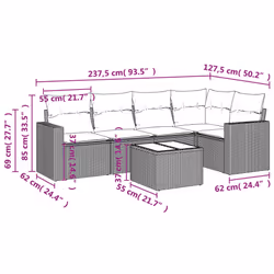 VidaXL 3218930 ensemble de meubles de jardin