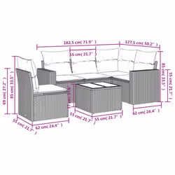 VidaXL 3218969 ensemble de meubles de jardin