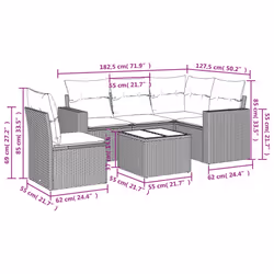 VidaXL 3218970 ensemble de meubles de jardin