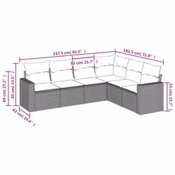 VidaXL 3219000 ensemble de meubles de jardin