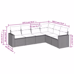 VidaXL 3219009 ensemble de meubles de jardin