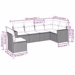 VidaXL 3219018 ensemble de meubles de jardin