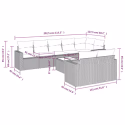 VidaXL 3219210 ensemble de meubles de jardin