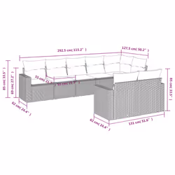 VidaXL 3219213 ensemble de meubles de jardin