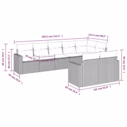 VidaXL 3219219 ensemble de meubles de jardin