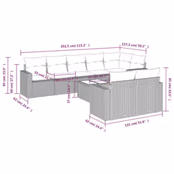 VidaXL 3219220 ensemble de meubles de jardin