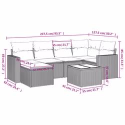 VidaXL 3219246 ensemble de meubles de jardin